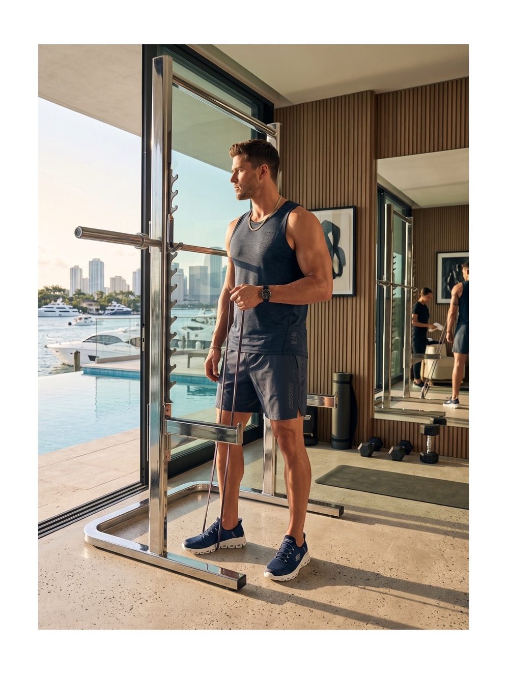 new Skechers ✪ Hands Free Slip-ins Glide-Step Sneakers ✪ Navy ✪ Men’s 12 Wide ✪